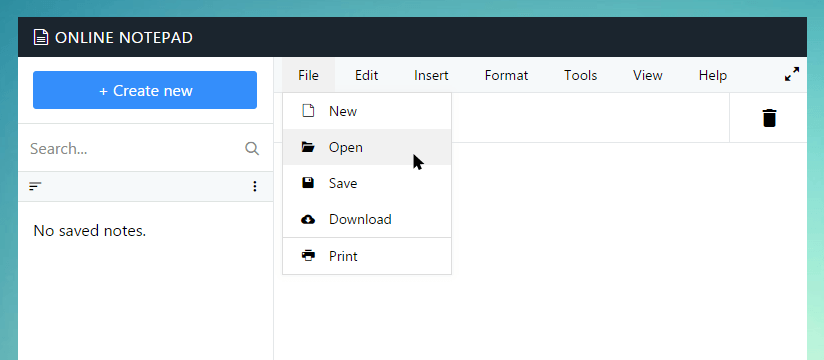 Open text file in Piasa